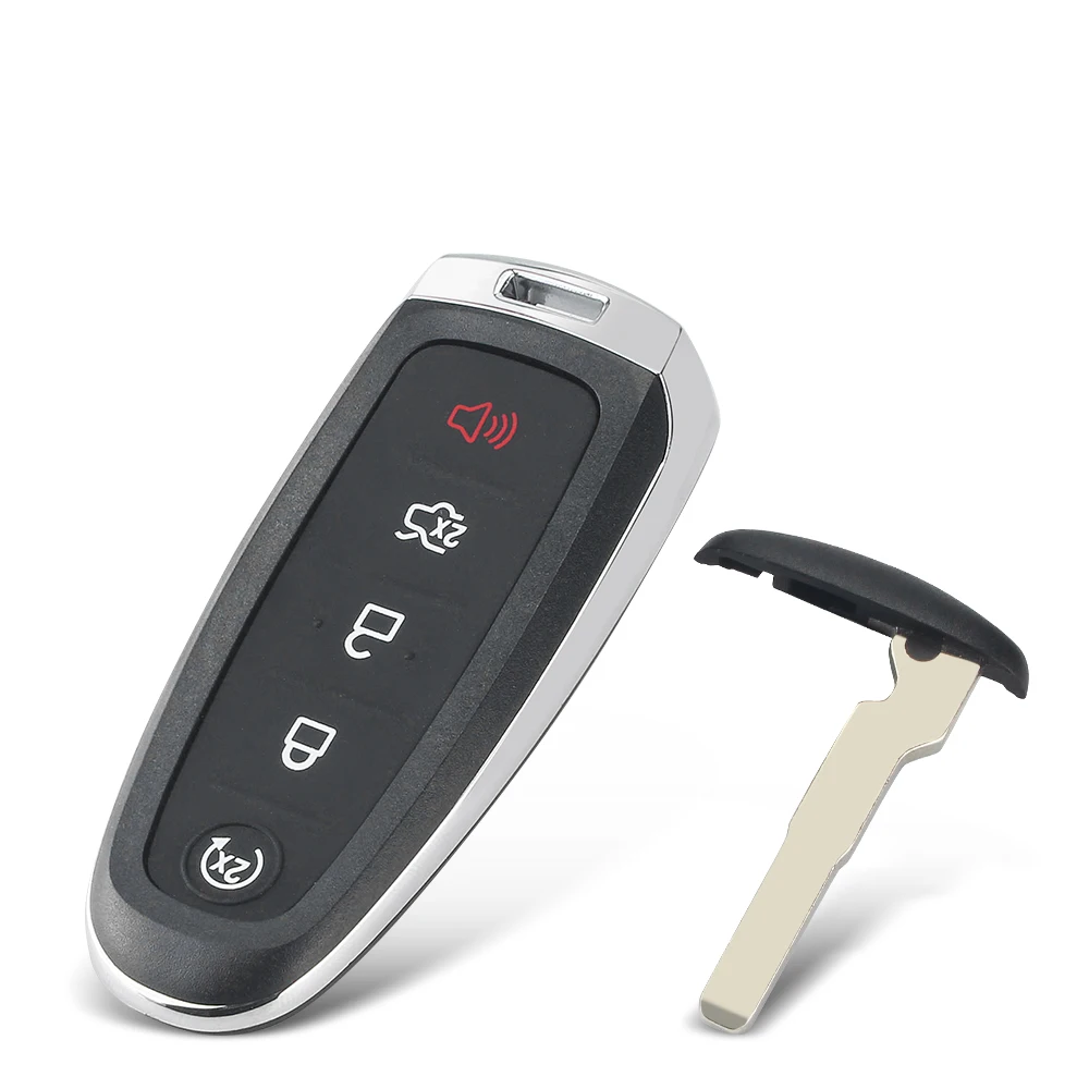 Ключ для автомобиля KEYYOU для Ford Edge Escape Flex Explorer Taurus, 5 кнопок, стандартный корпус, лезвие FO38 HU101