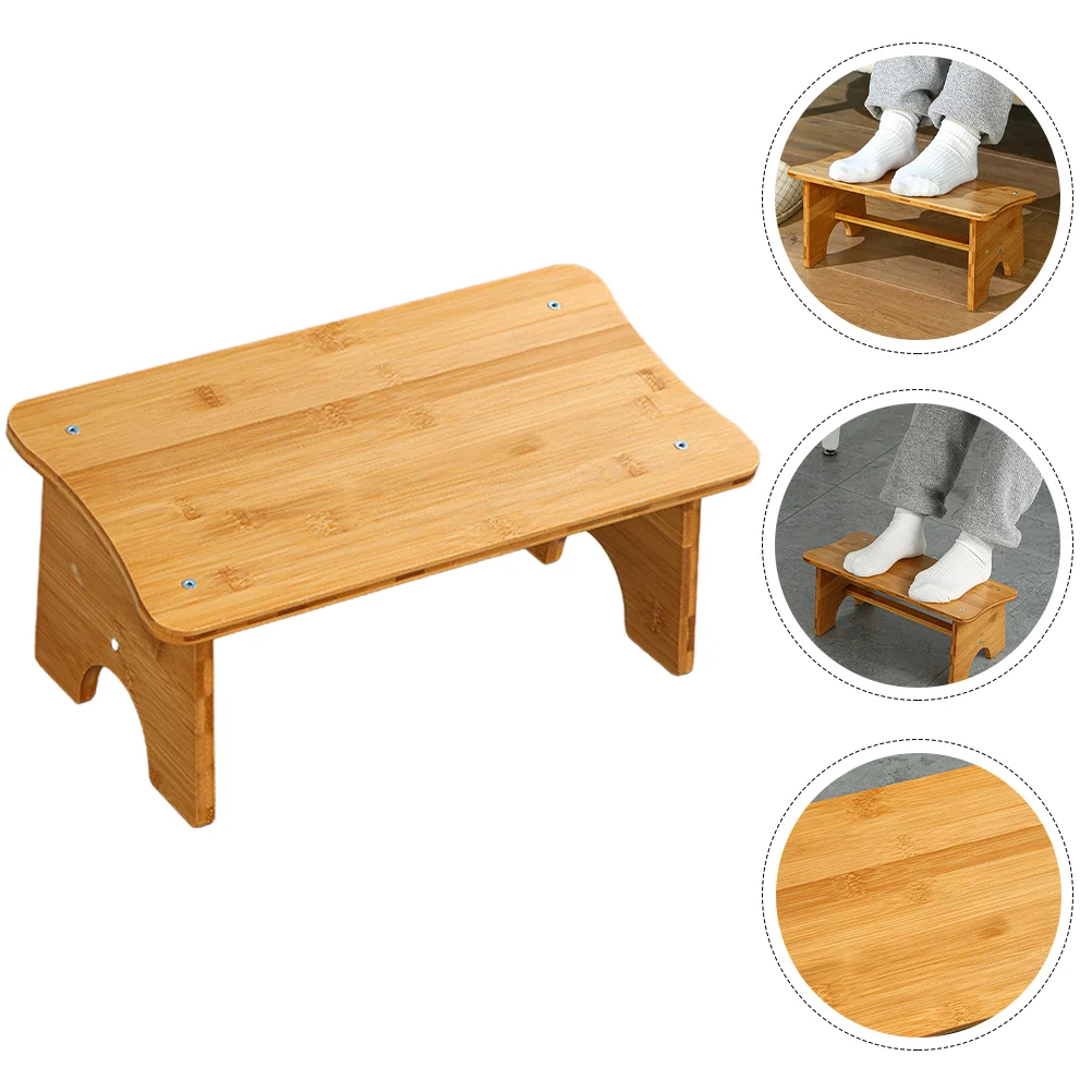 

Lightweight Height Heavy Duty Step Stool Bed Step Kids' Step Stool Wooden Step Stool for Toilet Bathroom Office