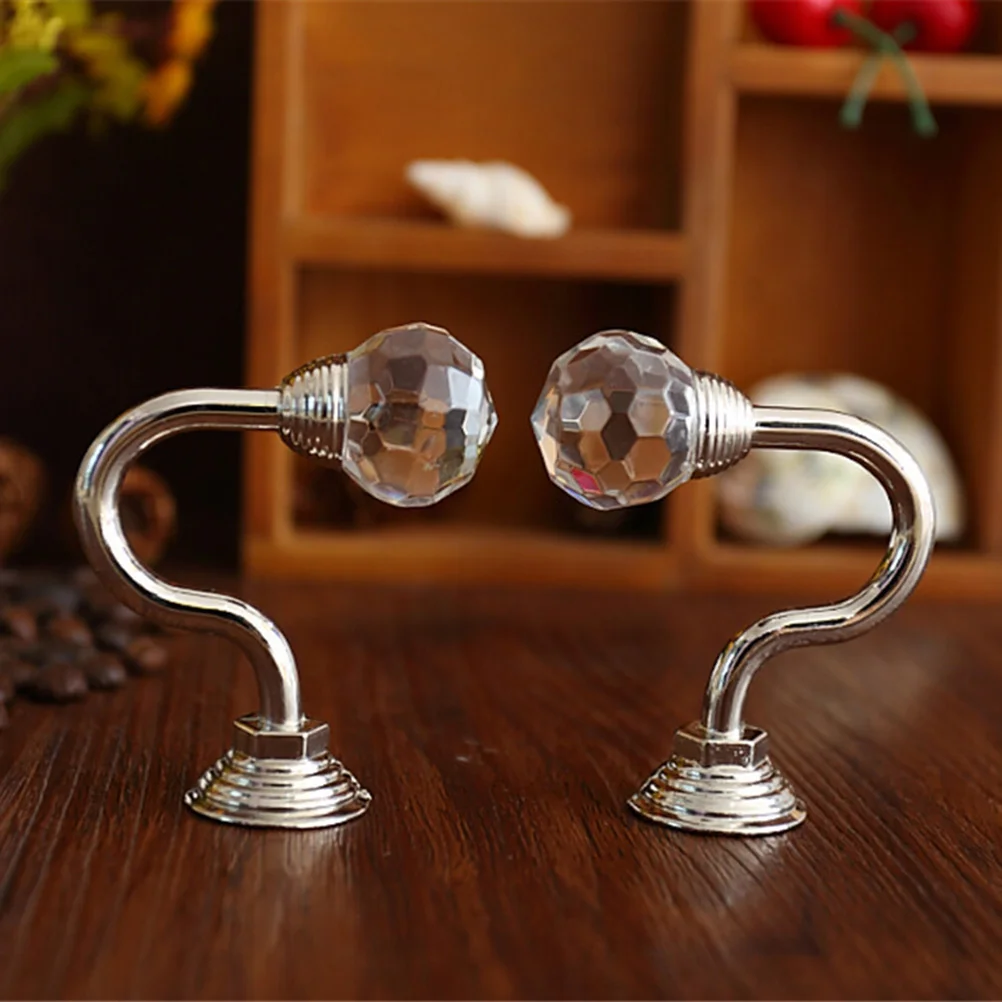 Pack of 2 Hook Curtains Wall Hook Coat Hanger Curtain Holdbacks Curtain Tiebacks Hook Curtain Tieback Hook