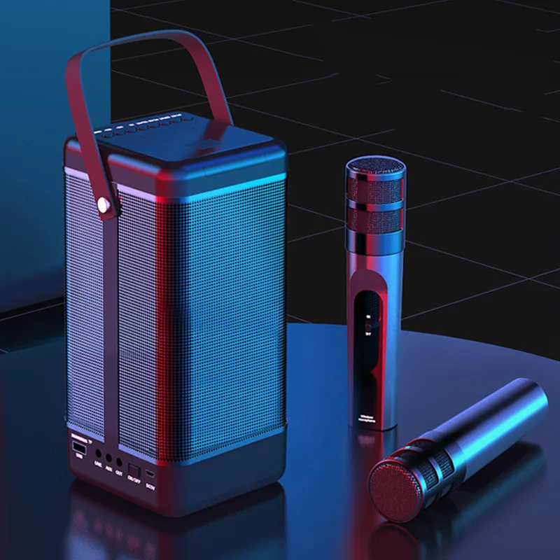 

Портативная уличная Bluetooth-колонка с высокой громкостью, беспроводной микрофон высокой мощности, саундбокс в реальном времени, аудиоколонка...