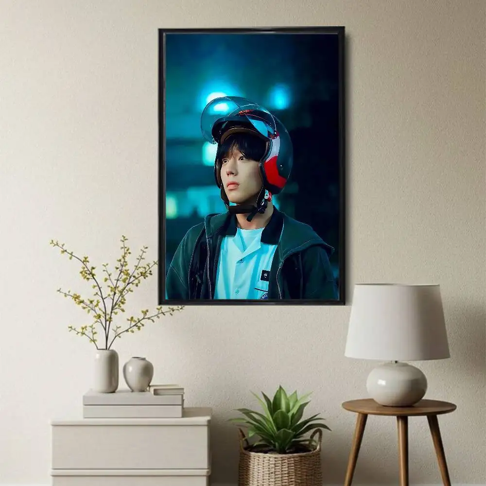 Фото Постер Cool Yeon Si-eun Weak Hero Park Jihoon, HD-печать, водонепроницаемый, для дома, гостиной, спальни, бара, эстетическое украшение №2