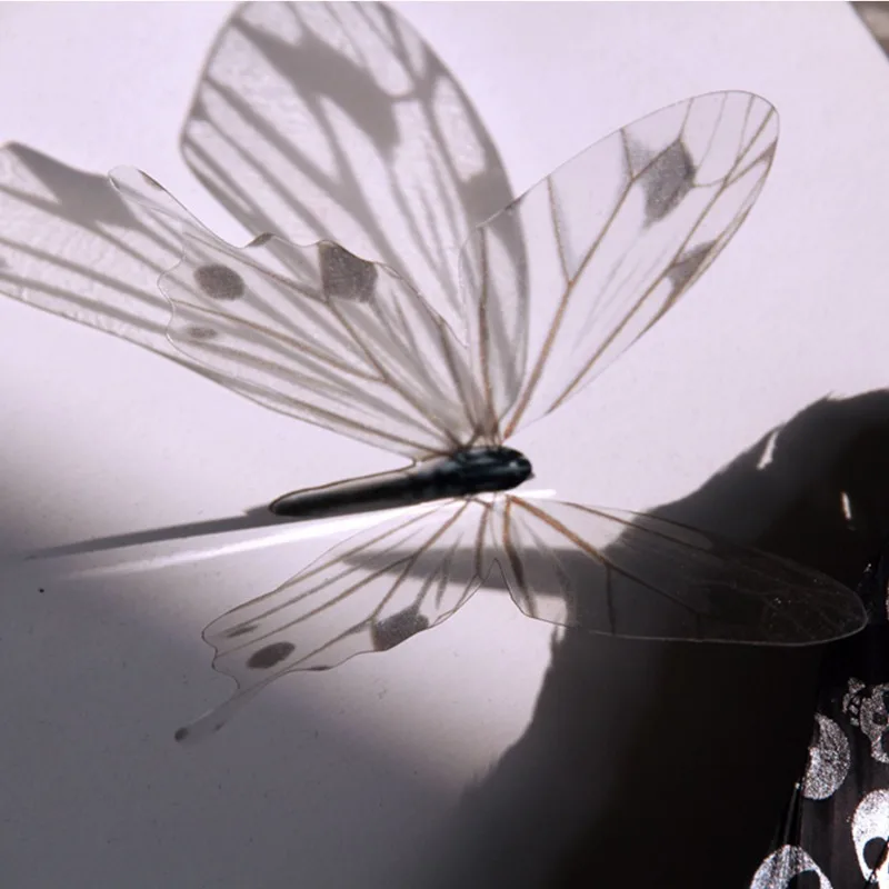 Многоцветная 3D стереоскопическая бабочка многофункциональное украшение для