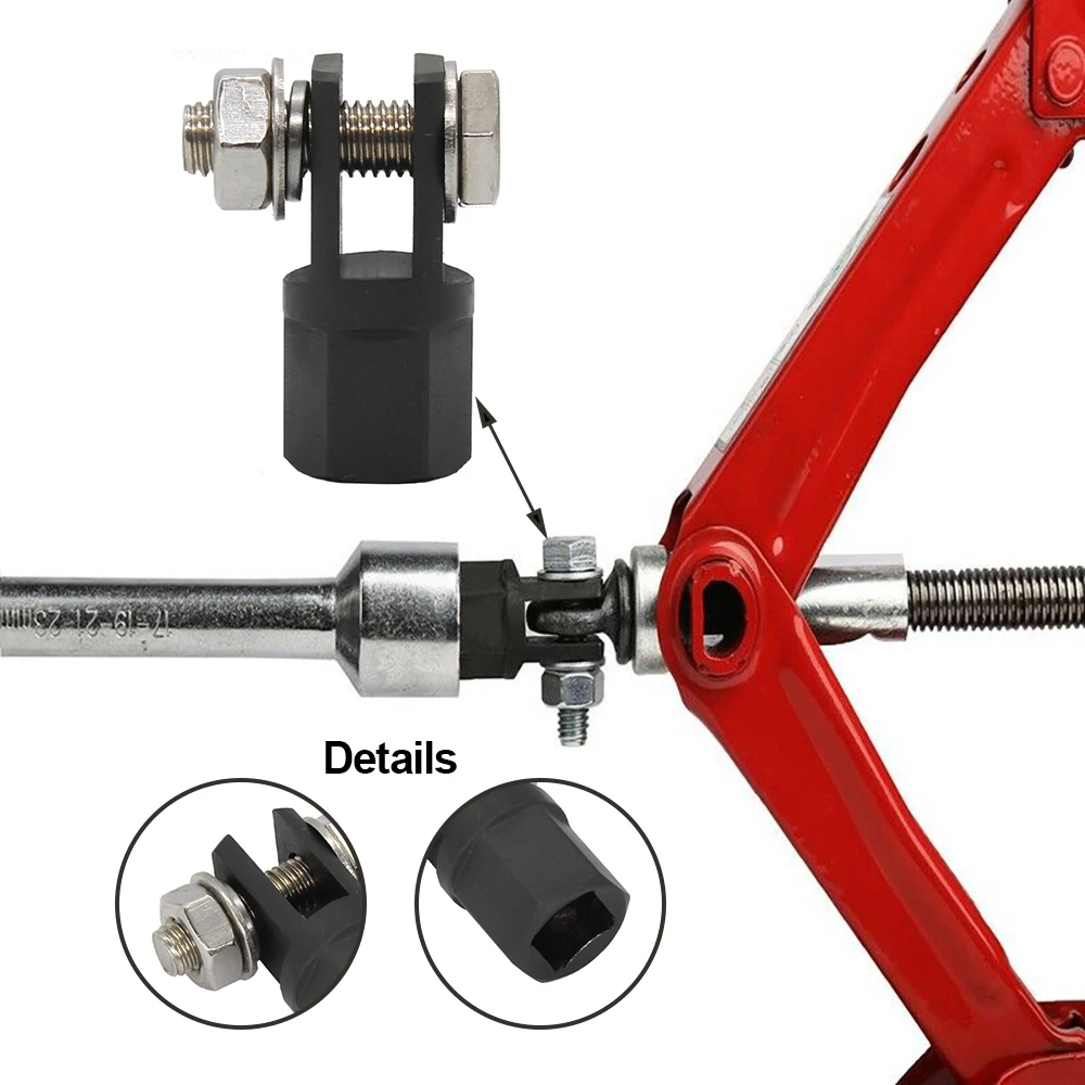

Car Scissor Jack Drill Adapter Car Trestle Jacks Lifting Drive Impact Wrench Tool 1/2 Inch Chrome Vanadium Steel Car Accessories