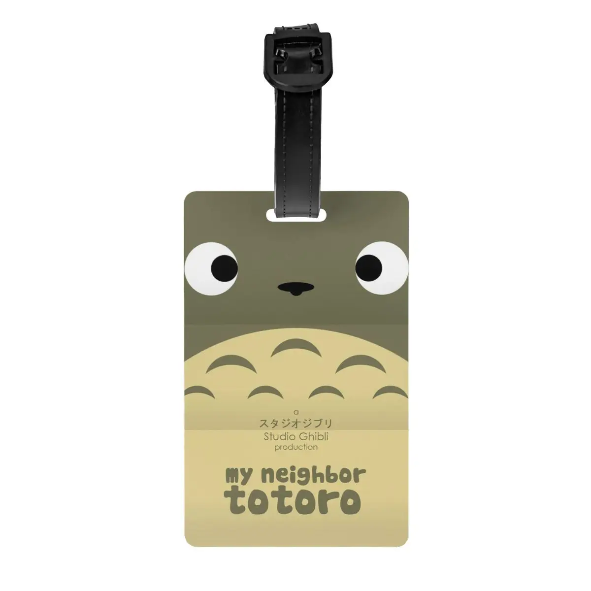 

My Neighbor Totoros Luggage Tag Custom Studio Ghiblis Logo Miyazaki Hayao Anime Baggage Tags Privacy Cover Name ID Card