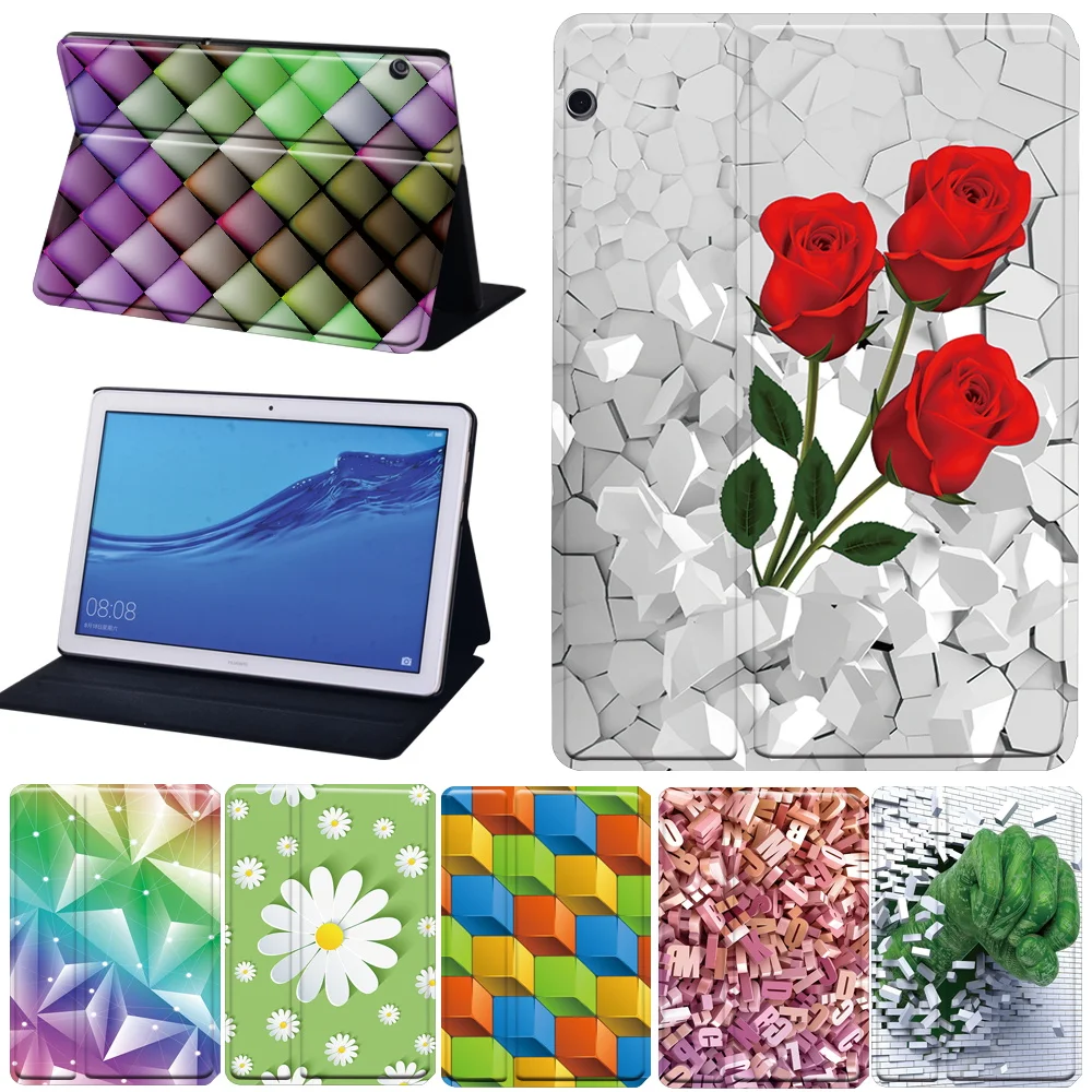 Кожаный чехол для планшета MediaPad M5 10 8 с защитой от падения серия 3D Huawei T5 1