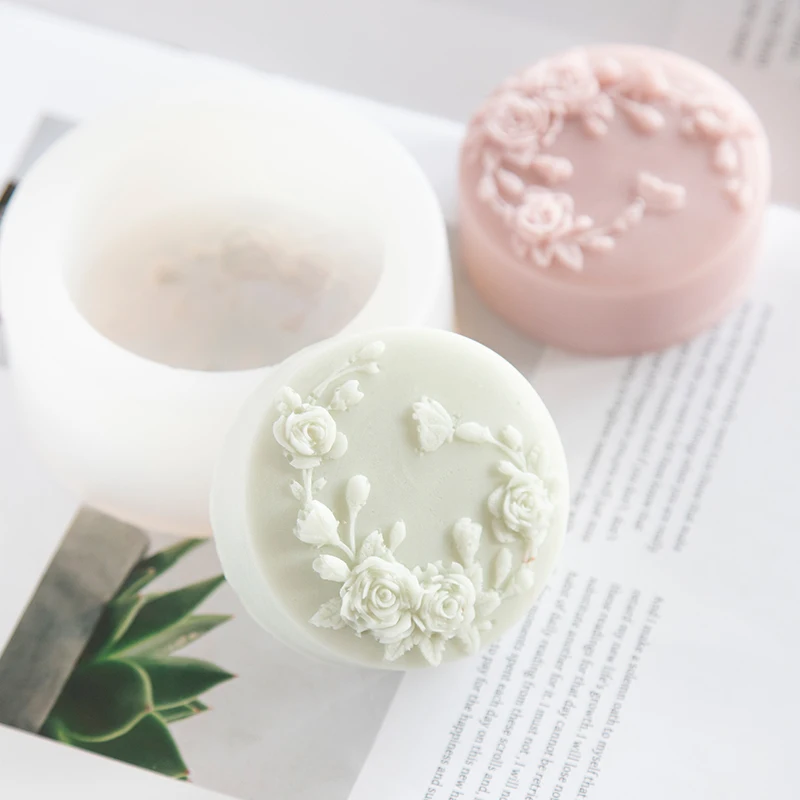 

Myue Spring Flowers Bloom Mold Manual DIY Soap Silicone Mold Chocolate Silicone Mold Grams of Soap Silicon Mold for Soap Making