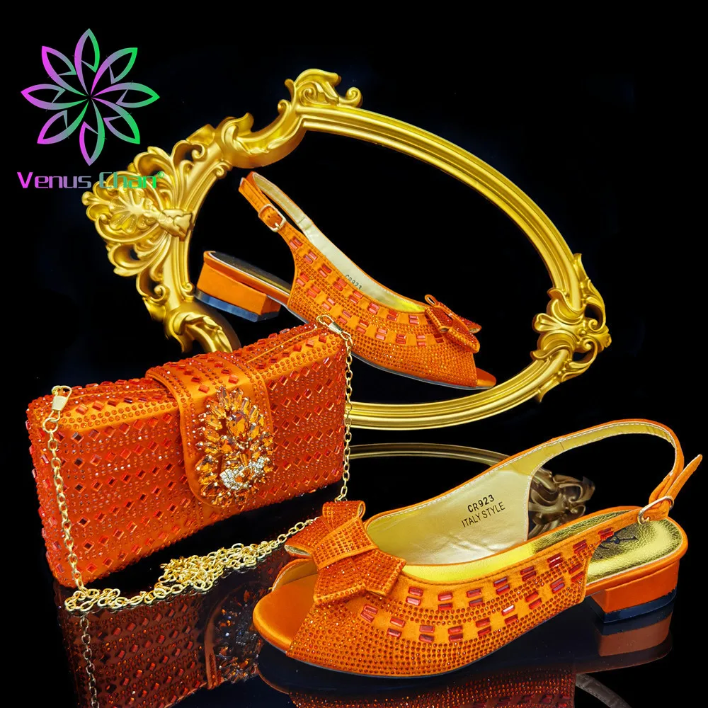 

Ladies Matching Shoes and Bag Set in Heels Italian Shoes with Matching Bag Set 2022 Nigerian Party Shoes and Bag Set for Women