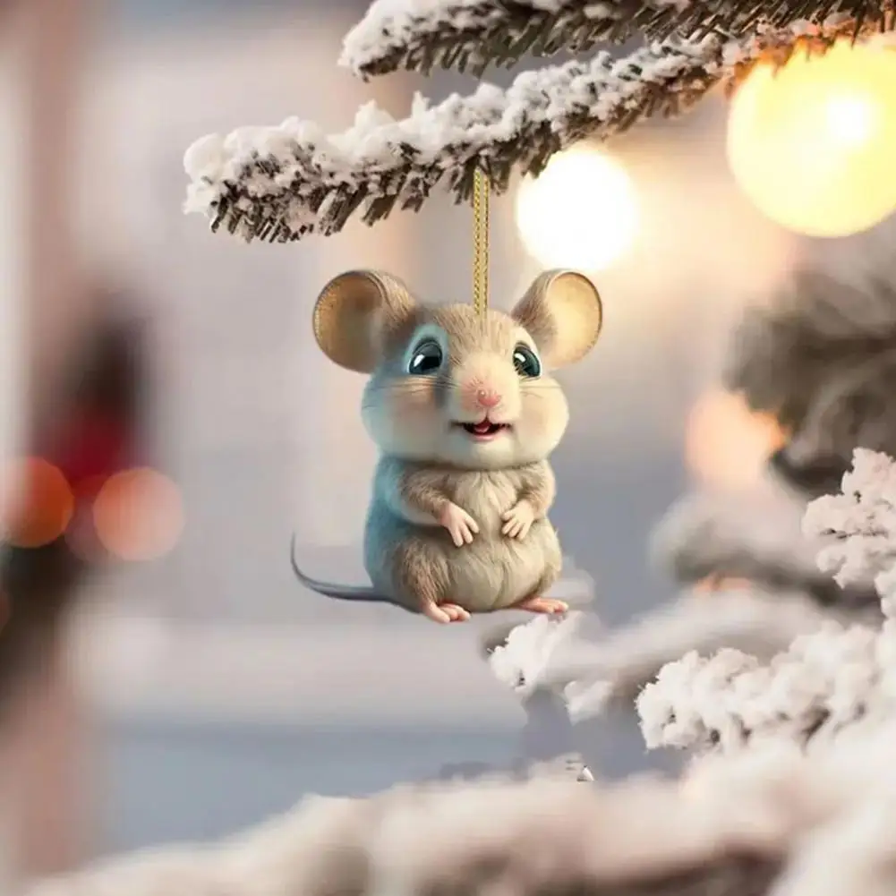 Настенная подвеска очаровательный автомобильный кулон в форме мыши для зеркала