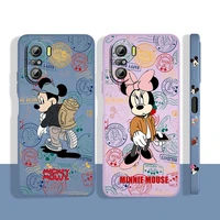 mickey minnie cute for xiaomi redmi k50 k40 10x 10 9t 9at 9a 9c 9 8a 8 7 6a gaming pro liquid left rope phone case