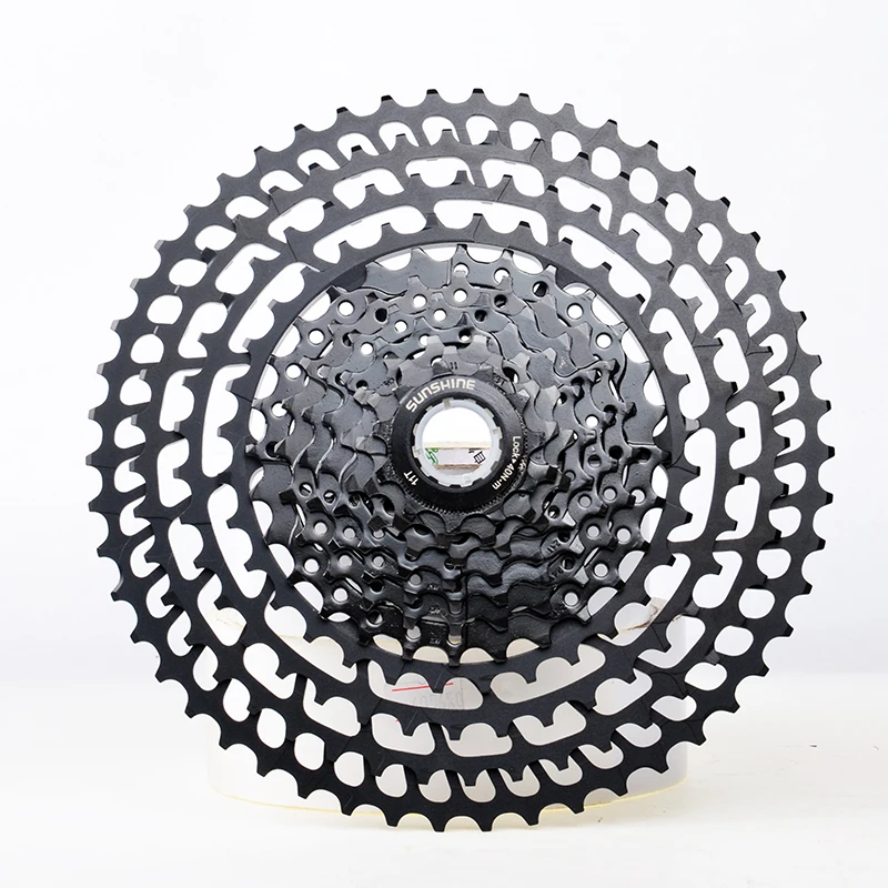 Sunshine Mtb10 11 12 Speed Cassette 46t 50t 52t HG M9000 M8000 Bicycle Parts CNC Black Freewheel Mountain Bike Component Bolany