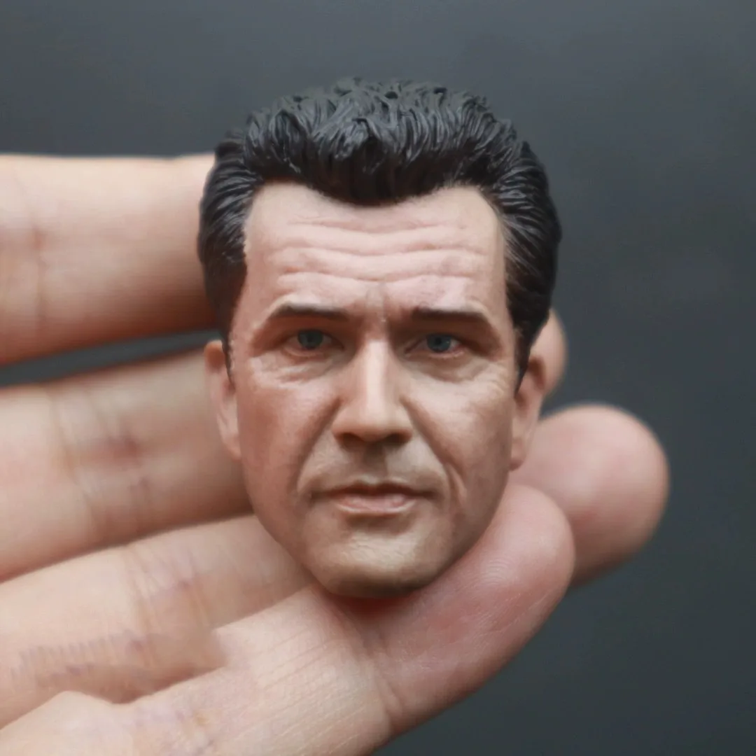 

Mel Gibson 1/6 Head Carving Sculpt Sunglass Soldier Doll Model For 12'' Action Figure Body Collection Toys