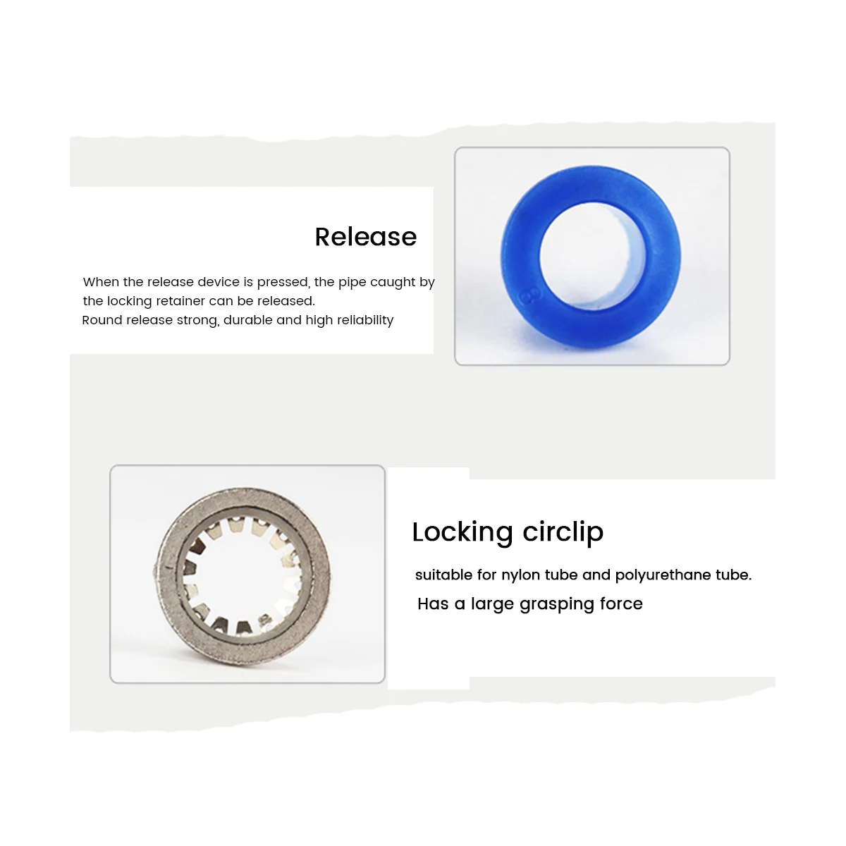 100 шт./партия быстроразъемные Пластиковые Пневматические фиттинги 6-8 мм 6-10