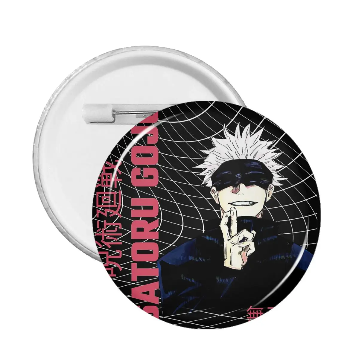 

Satoru Gojo Jujutsu Kaisen Pin Badge For Clothes Badges Brooches Metal Pins For Lovers