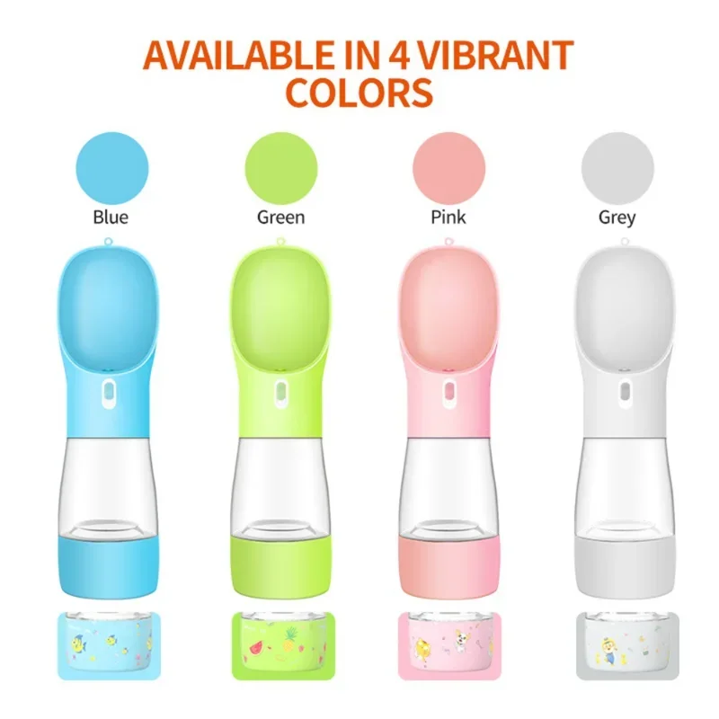

Dog Water Bottle Portable Pet Drinking water Feeder Bowl dog cat food feeding for Puppy dog cat Outdoor Walking Travel Supplies