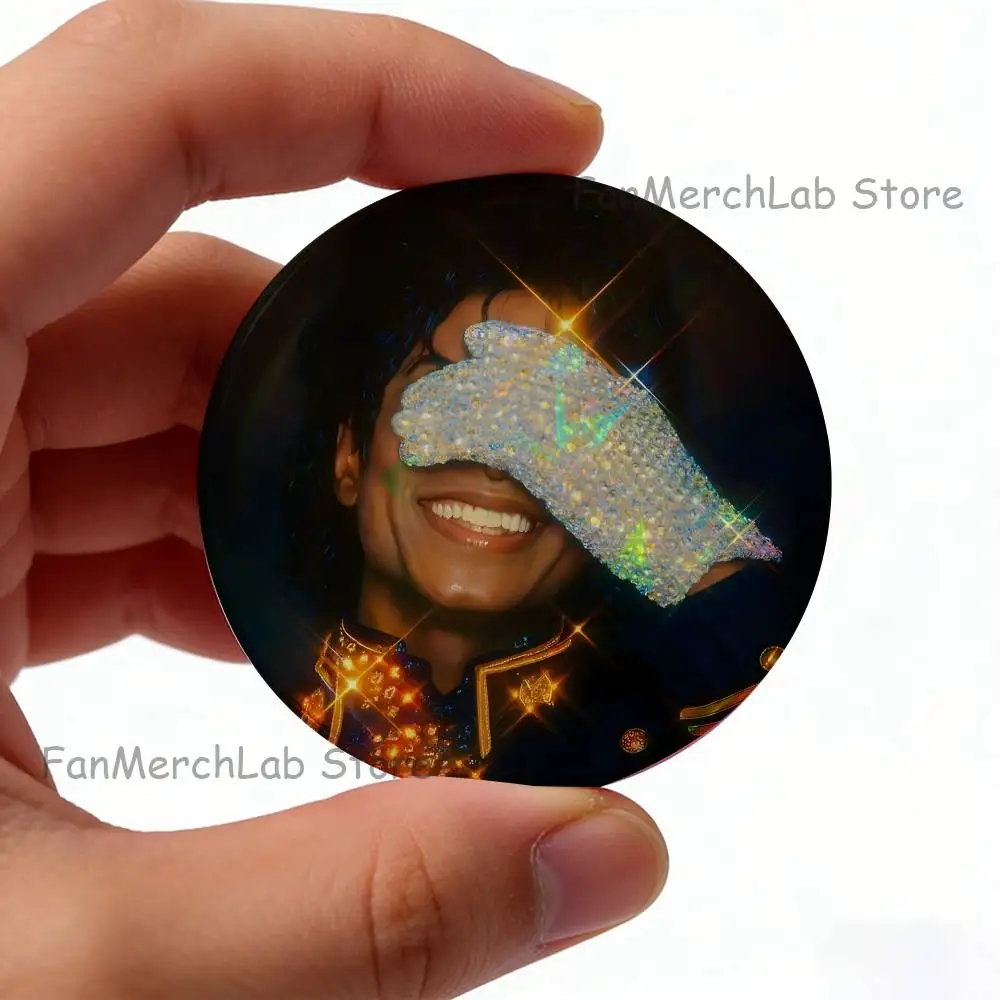 Значок-брошь M-Michael Singer J-Jacksons с мультяшным аниме-дизайном, музыкальная тематика, украшение, подарок, 22мм 32мм 44мм 58мм 75мм (art.: 3920d99d93dca) - 3920d99d93dca