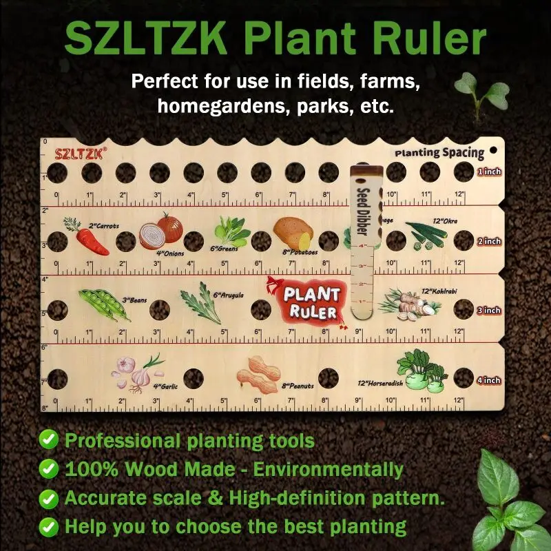 Набор линейки для сада деревянные инструменты с отверстиями садоводства