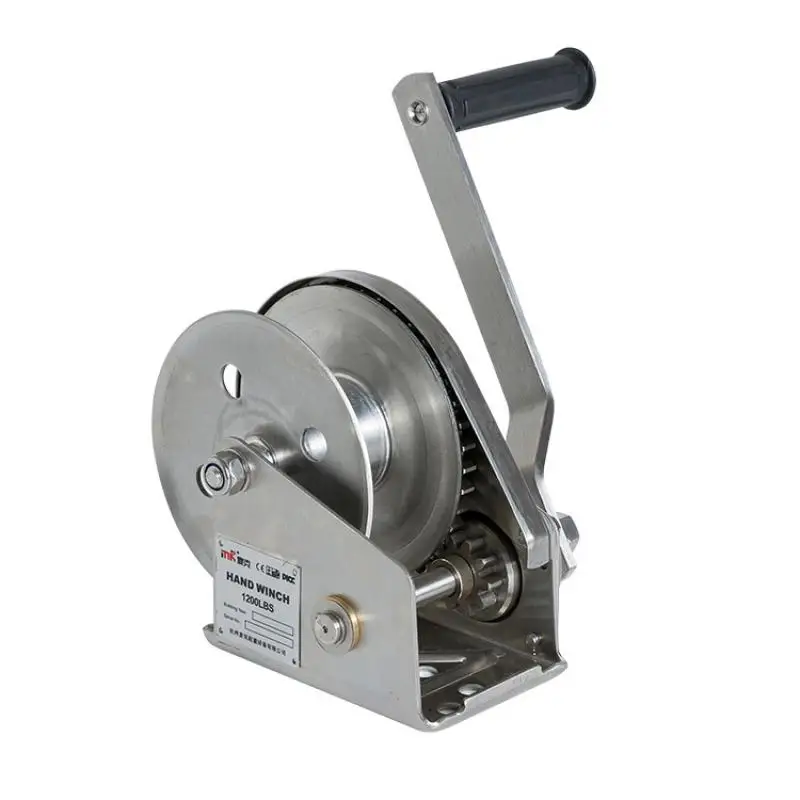 304 stainless steel hand winch 1200 lb-2600 lb two-way self-locking winch bearing hand hoist hand hoist crane