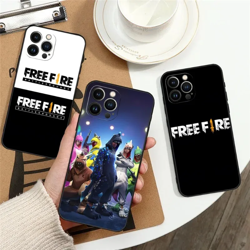 

Free Fire Game Phone Case For Iphone 13 Pro Max 14 Mini 11 12 Xr X Xs 6s 6 7 8 Plus Luxury Silicone Soft Back Cover