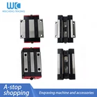 Линейный рельсовый блок HGH20CA HA HGW20CC HC EGH20CA EGW20CC низкое сопротивлениеУдлинениестальной слайдер для HR HGR20 EGR20 направляющие части ЧПУ