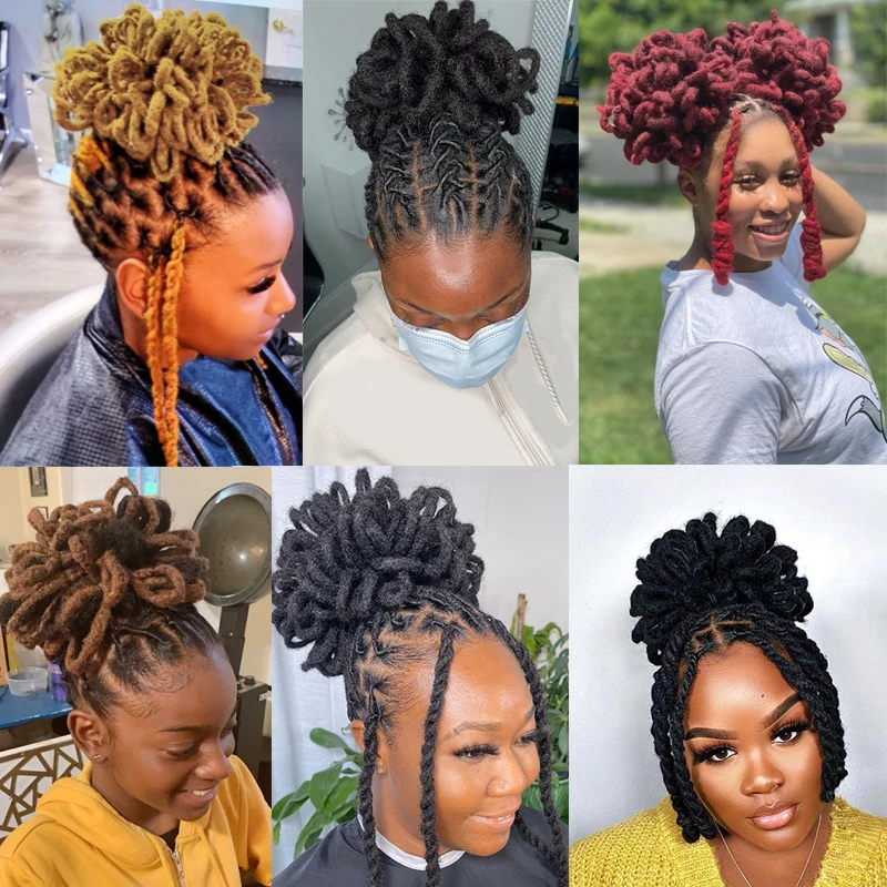 Наращивание хвоста из искусственного локона короткие дреды хвост синтетический