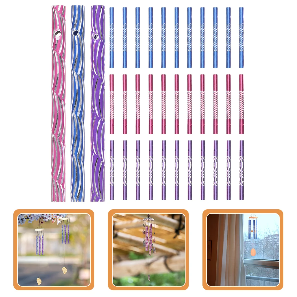 

Ветряные колокольчики «сделай сам», рандомные колокольчики, садовые трубы, принадлежности для изготовления наружной трубы, радужные Сменн...