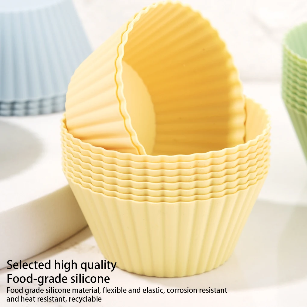 

50 шт., силиконовые формы для маффинов