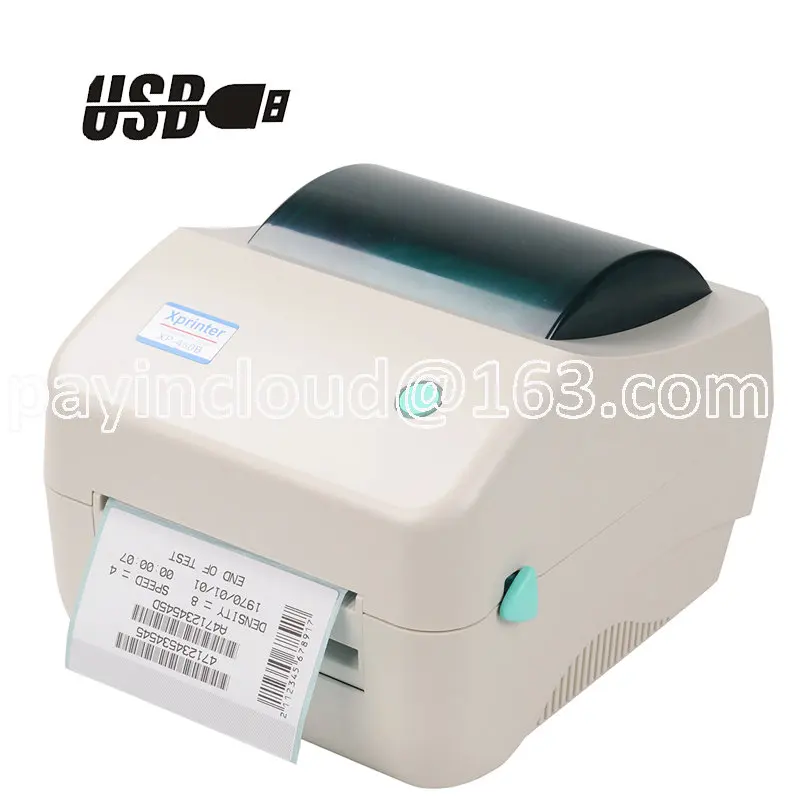 Фотопринтер, 4 дюйма, 20-108 мм, настольный принтер штрих-кодов, этикеток, штрих-кодов, принтер термальных этикеток для доставки этикеток