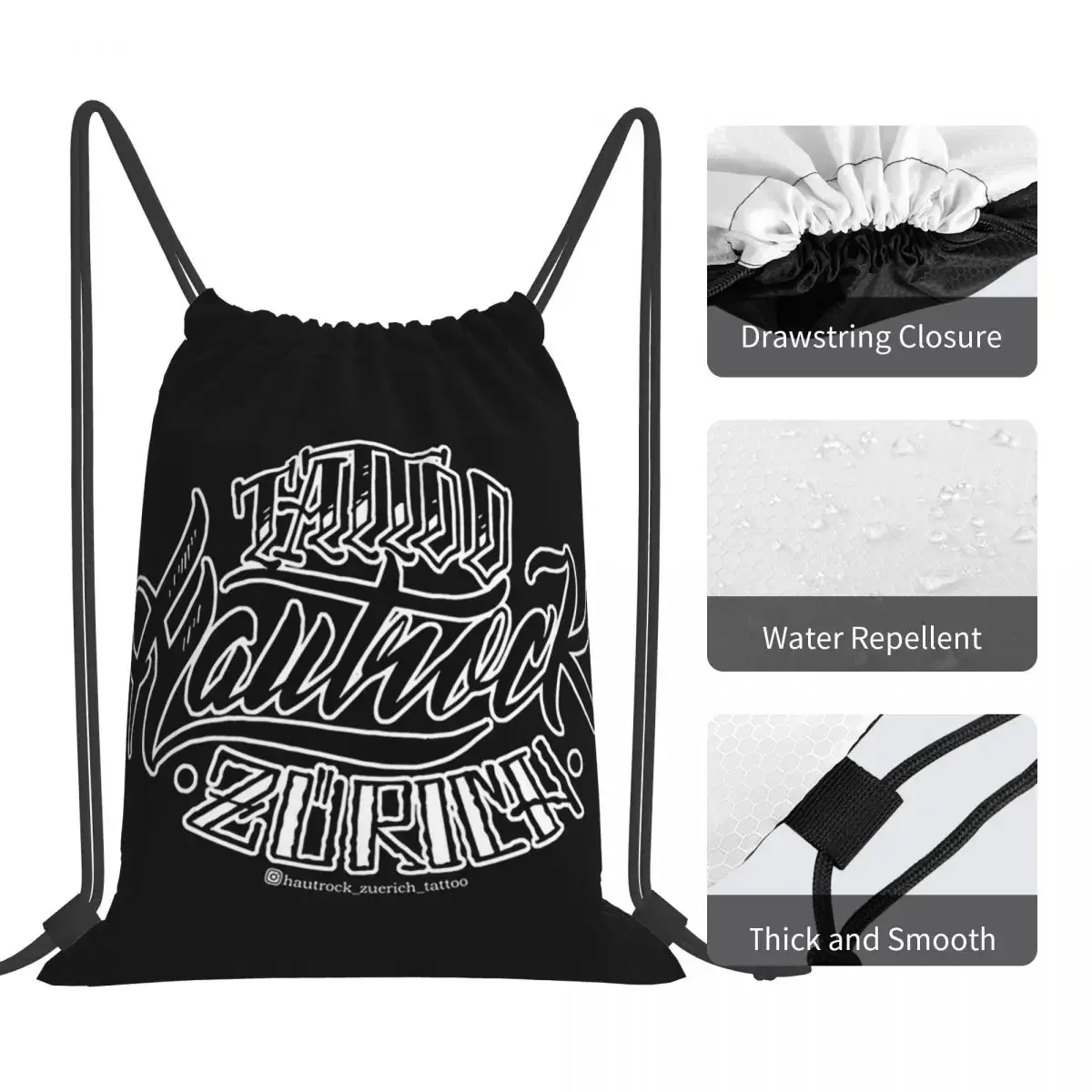 Hautrock брендовые рюкзаки с логотипом сумки на шнурке Сумка кулиской сумка для