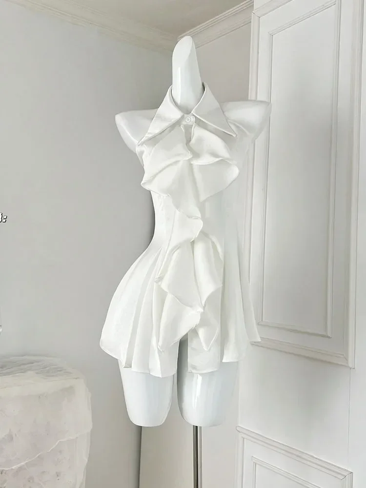 Женские сексуальные весенне-летние однотонные топы с воротником-поло открытыми