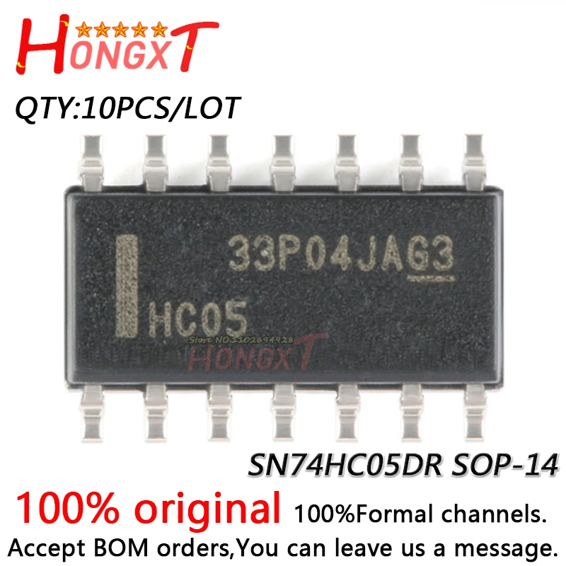 10 шт., 100% новинка, SN74HC05DR SOP-14.
