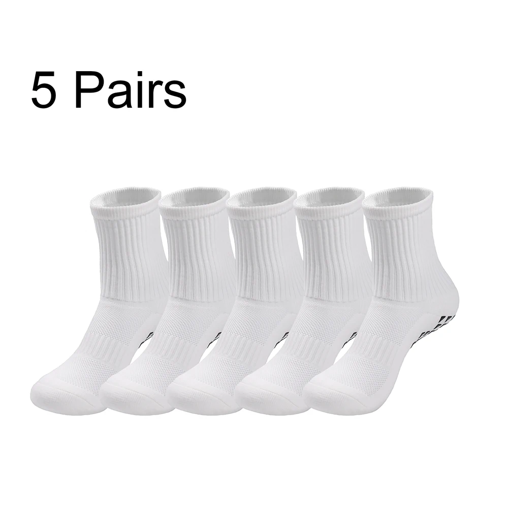 Носки футбольные однотонные Нескользящие 5 пар