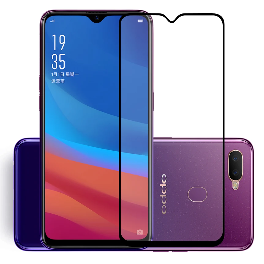 

75 шт./лот 2.5D Закаленное стекло премиум-класса для OPPO F9 полное покрытие Защитная пленка для экрана для OPPO F9 F9 Pro