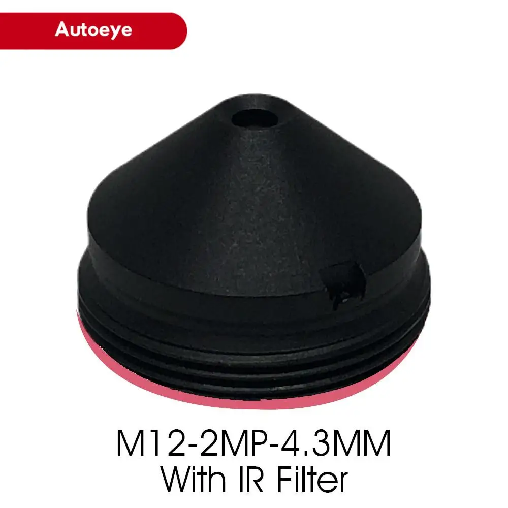 

4.3mm Pinhole Lens Built with IR FIlter 1/3" inch CCD/CMOS Black Color M12 Lens For CCTV Security Camera Module Board