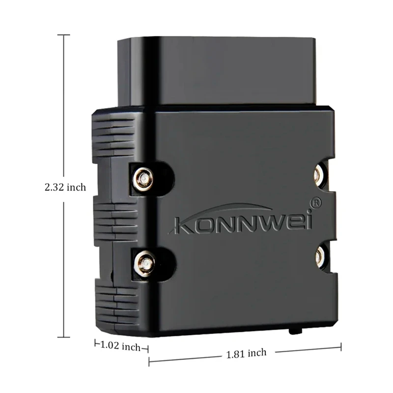 Автомобильный Bluetooth-сканер KONNWEI ELM327 V1.5 компактный считыватель кодов для