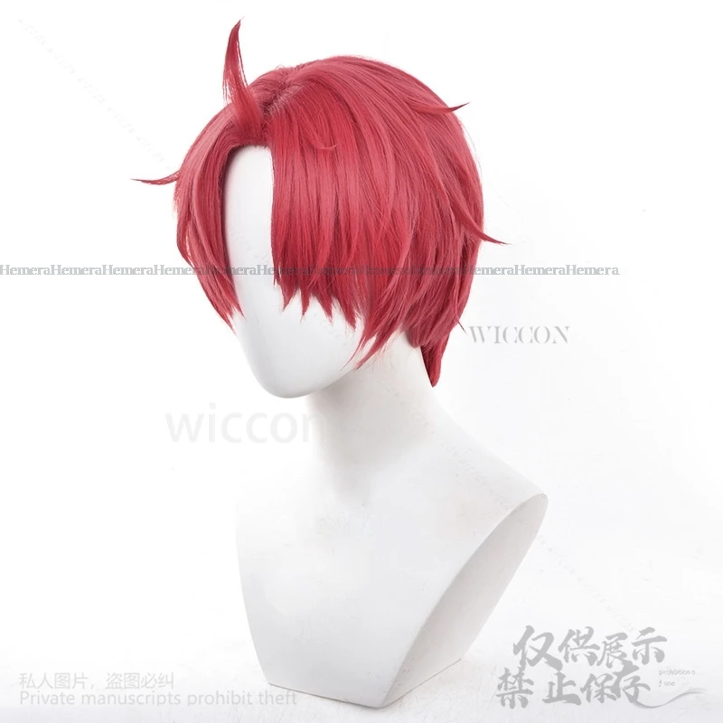 Горячее предложение аниме Дандан косплей Jin Enjoji парики Jiji красные серьги с