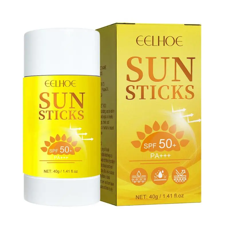

Sunscreen Isolation Cream SPF 50 Sunblock Stick Body Whitening Moisturizing Brightening Sunscreen Cream UV Protector 40g