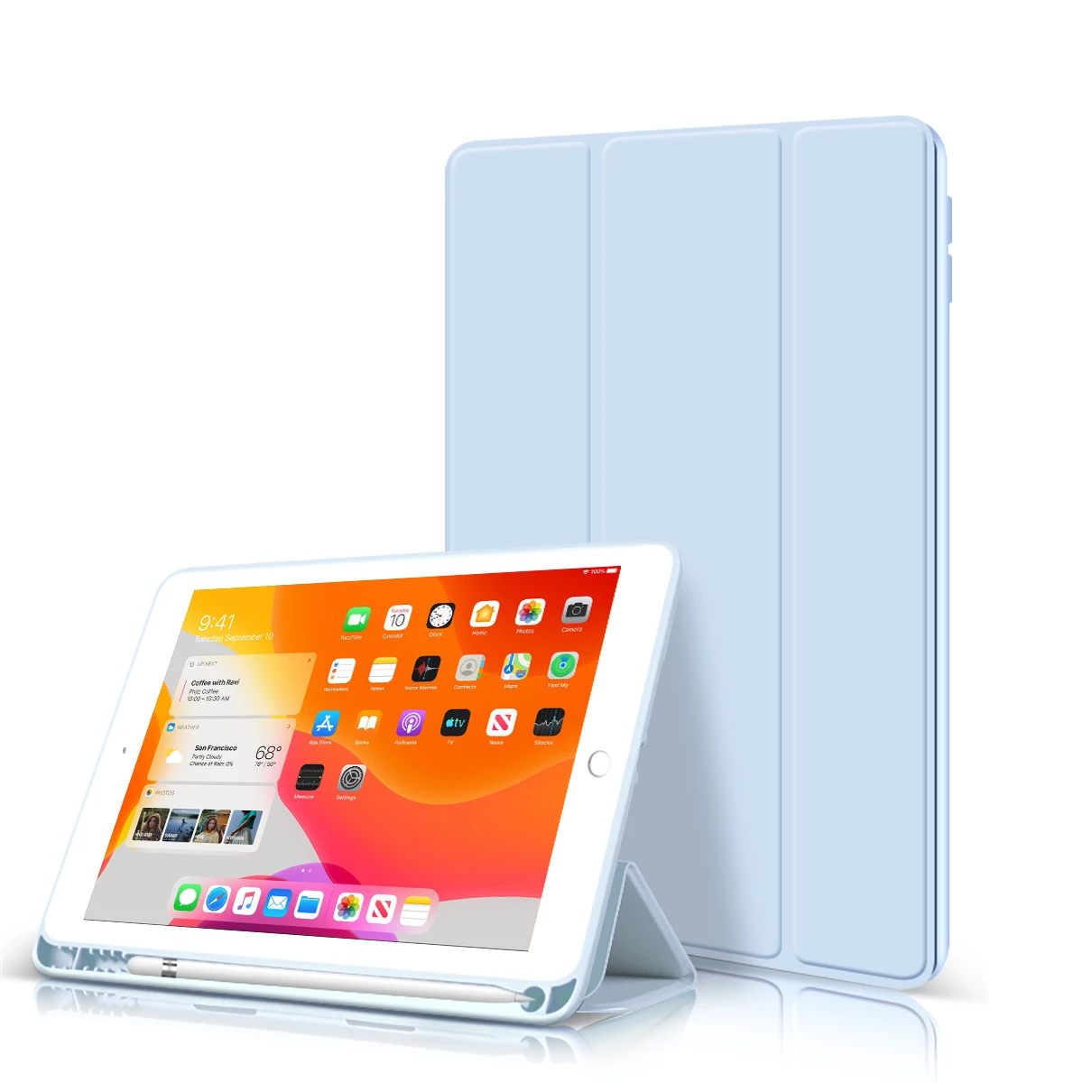 

For iPad 10.2 Inch Case With Pencil Holder Cover Anti-fall For Ipad Pro 11/12.9 Mini 5th Air 3/4/5th Gen 9.7 Tablet Case