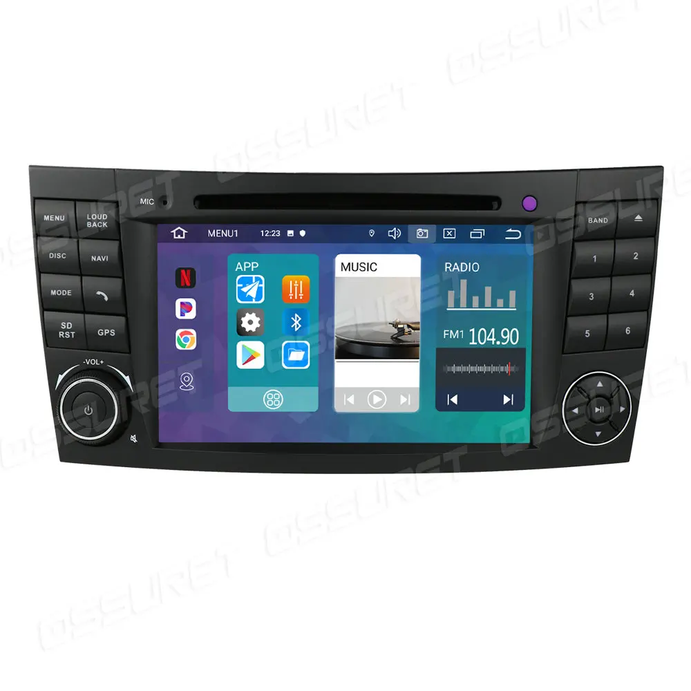 Автомобильный DVD-плеер IPS Android 10 2Din GPS стерео для Mercedes Benz E Class W211 E350 CLK CLS W463 W209 W219