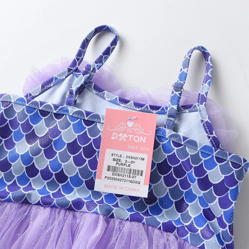 Летнее Платье Dxton Для Девочек С Бретелями