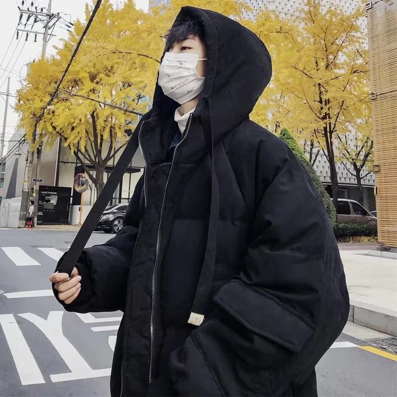 Parka Men Coats 2021 Winter Jacket Men Thicken Hooded Waterproof Outwear Warm Coat Casual Mens Jackets Overcoat Fur Thicking