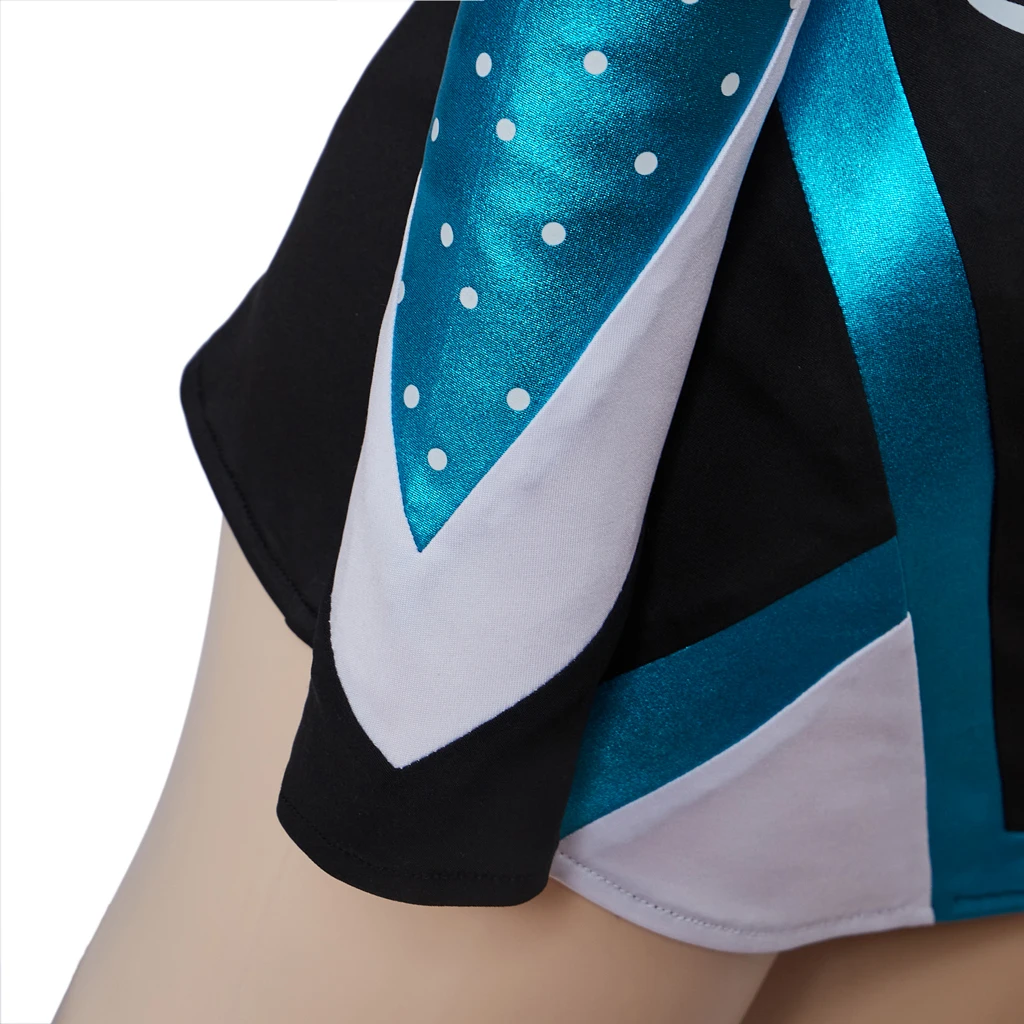 Euphoria Cheerleader Uniform Cosplay Euphoria Maddy Outfits Long Sleeve Crop Top Mini Skirt Set Sports Team Suit School Girls images - 6