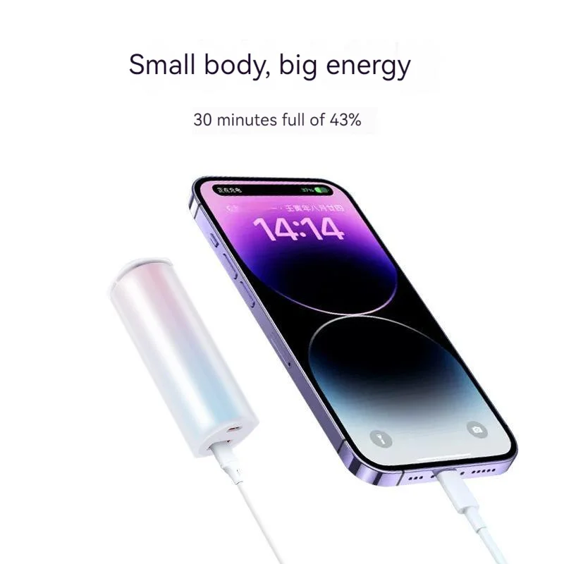 22.5W Fast Charger Mini Small Power Bank 10000mAh Externall Battery Fast Charge For iPhone Samsung Xiaomi Portable Power Backup