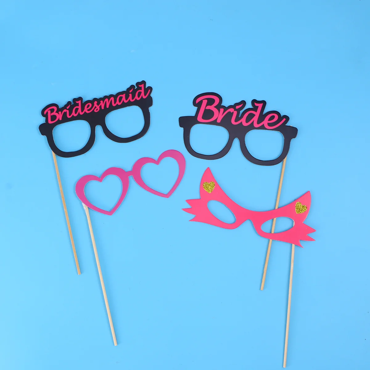 

19pcs Bachelor Party Photobooth Props Beard Lips Party Decorations Camera Photo Booth Props