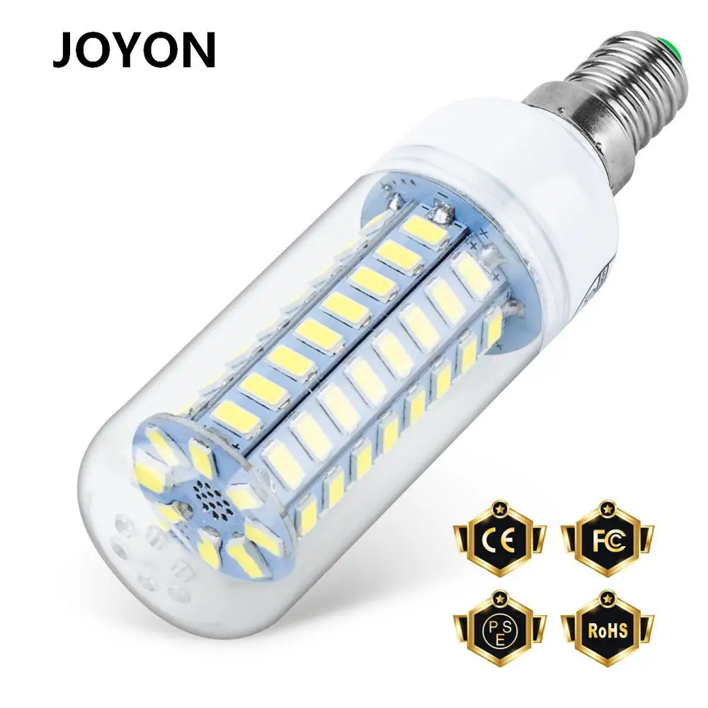 10PCS E27 Corn Bulb LED Bulb E14 Candle Light GU10 LED Lamp 220V B22 Lampada G9 24 36 48 56 69 72leds Chandelier Lighting 5730