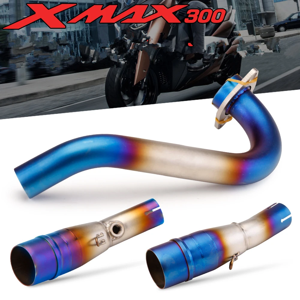 

Модификация выхлопной трубы мотоцикла среднее соединение выхлопной трубы 51 мм глушитель выхлопной трубы для XMAX300 2017-2020 2017-2021
