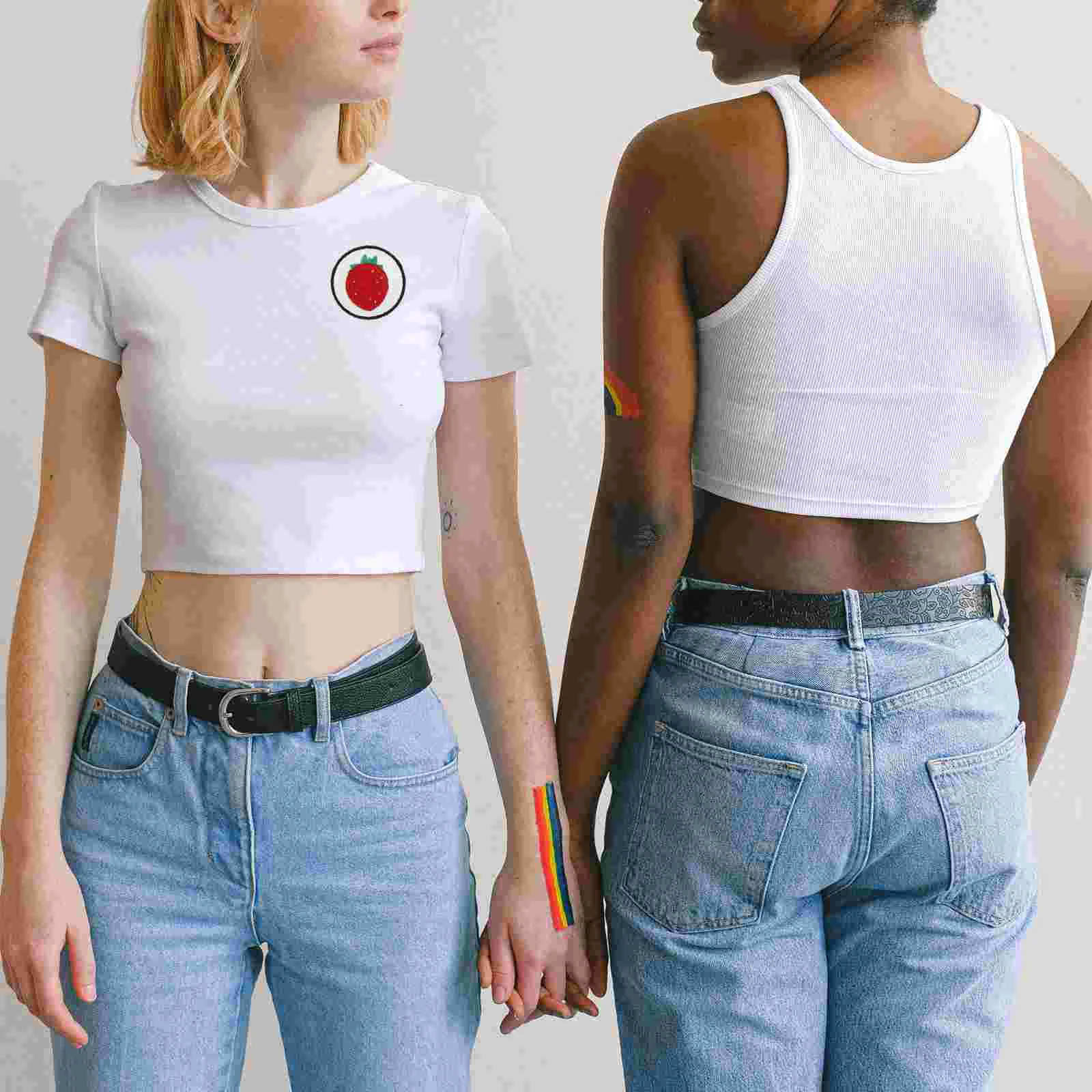 Наклейки с аппликациями круглые ремонтные нашивки из нетканого материала