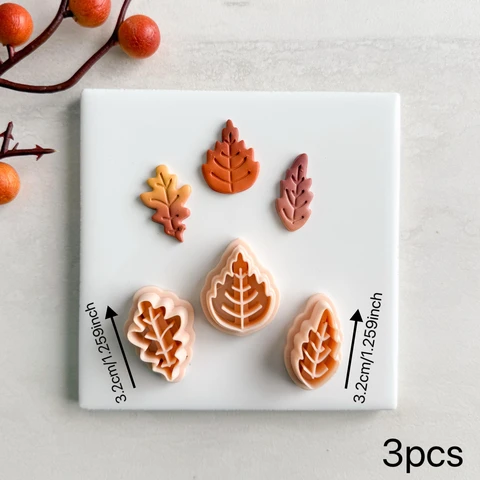 Фрезы для сережек из полимерной глины "Цветы"