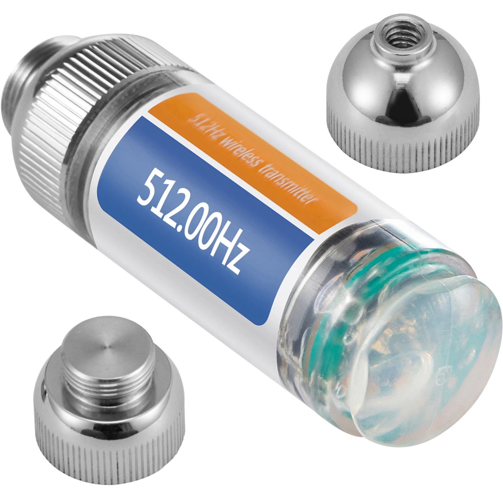 

VEVOR 512HZ Sonde Transmitter with 2 Connectors Multifunction Pipe Locator 25in Depth Sewer Drain Locate Inspection Instruments