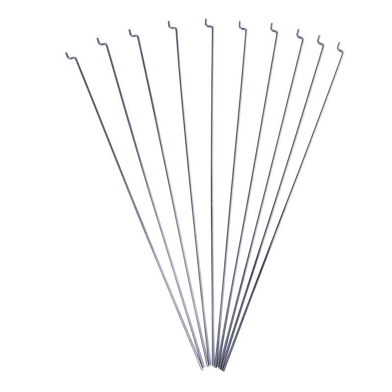 Рычаг рулевого механизма Z-типа Sparkhobby, Диаметр 1,2 мм, длина 20 см, Натяжной стержень из нержавеющей стали, серворычаг для радиоуправляемых самолетов, 10 шт.