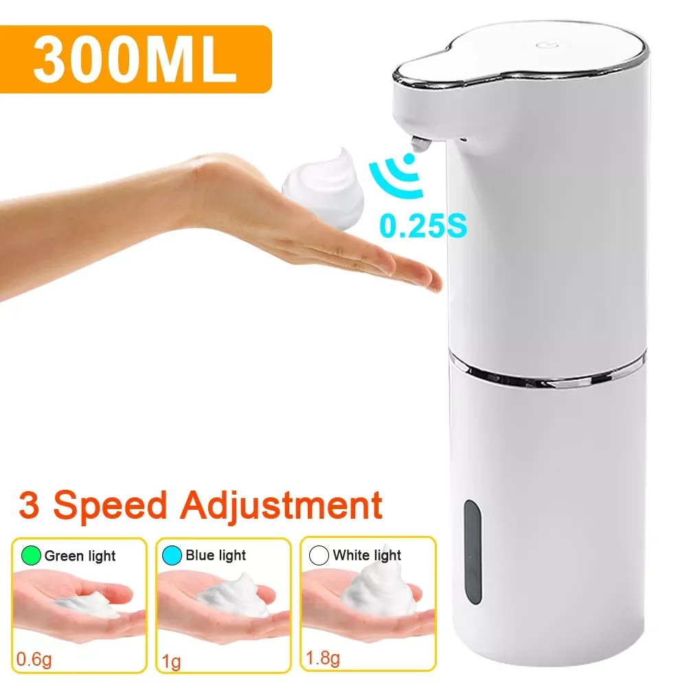 

Liquid Soap Dispenser Touchless Hand Free Smart Liquid Sensor Soap Dispenser for Kitchen Bathroom USB Charging